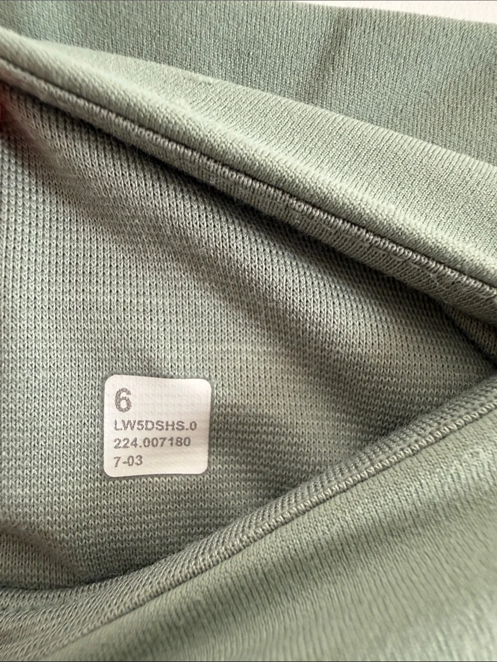 Lululemon High-Waist Sage Green Leggings with Side Pockets